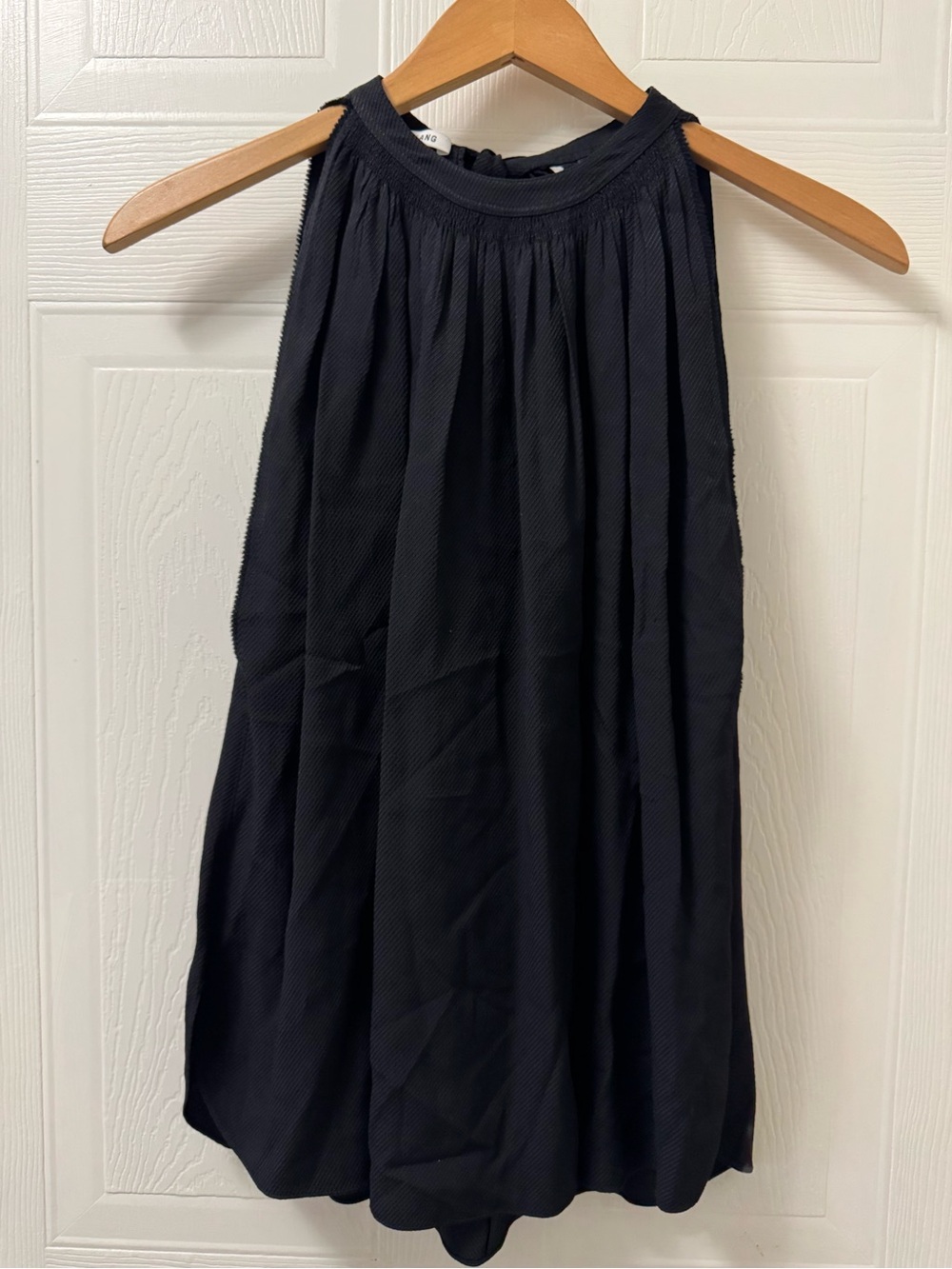 Helmut Lang Black Halter Mini Skirt